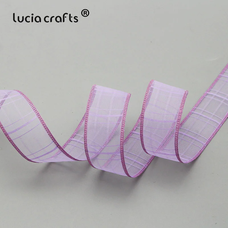 Color2 10yards 10/12 ярдов 25 мм сетка лента из органзы для одежды швейная ткань рукоделие Подарочная упаковка вечерние Свадебная Головные уборы украшения P0109 - Цвет: Color2 10yards