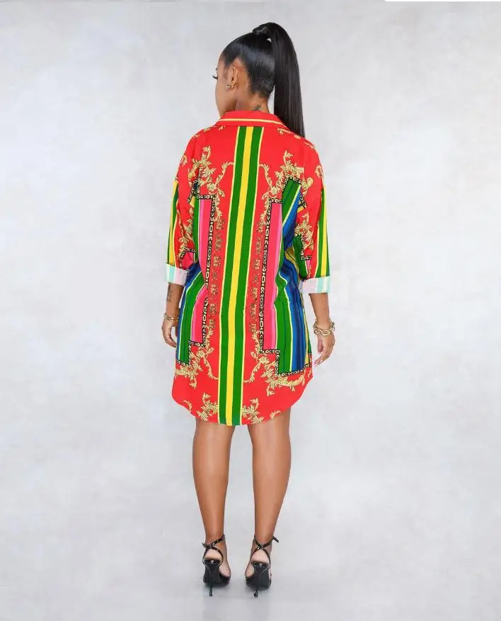 Новинка 2019 Летний стиль модный Африканский Национальный цифровая печать длинные