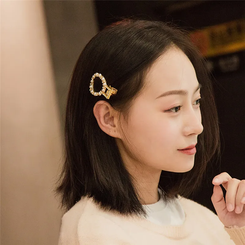 Новинка 2019 супер фея украшение из жемчуга и горного хрусталя заколка для волос в