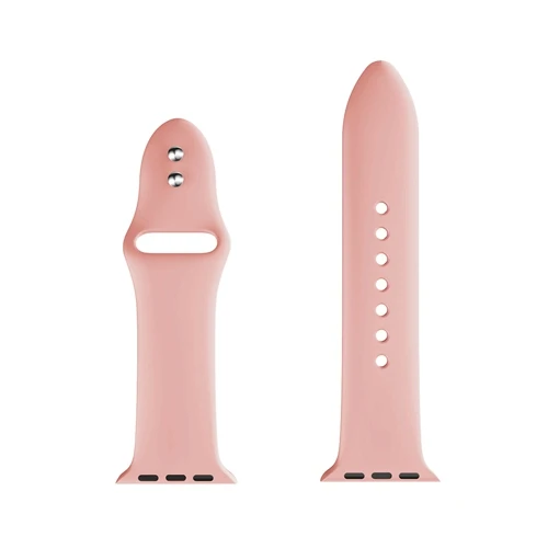 Rose Pink Ремешок для Apple Watch Band 42 мм 38 мм Силиконовые смарт-аксессуары спортивный браслет Correa для iWatch Band Series 5 4 3 2 1 44 мм 40 мм - Цвет ремешка: Rose Pink