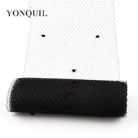 5yardslot black birdcage veils with dot 45cm for women fascinator veiling headpiece netting hats accessories bridal veils