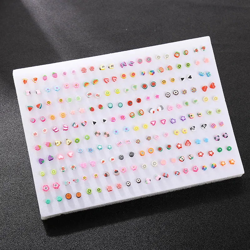 Набор из 100 пар/компл. гипоаллергенных пластиковых иголок для женщин