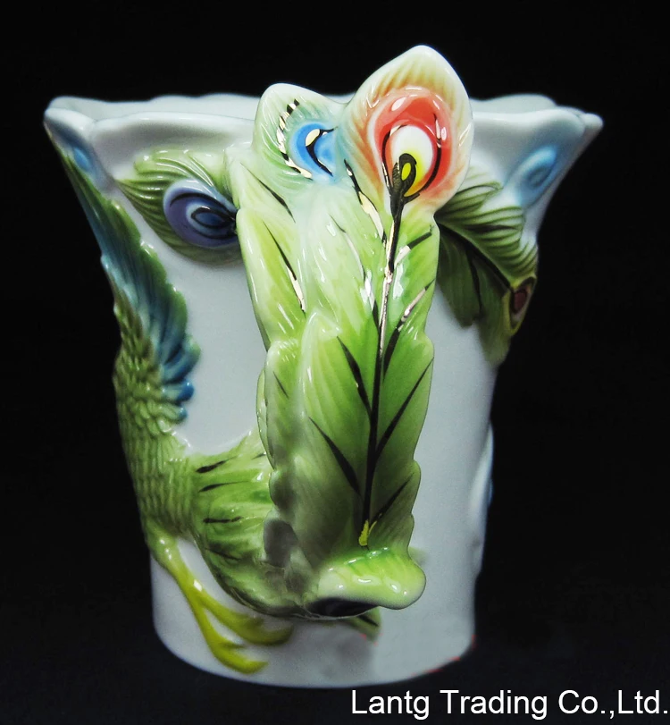 Эмалированная чашка с драконом и Фениксом чайный набор фарфоровая из костяного