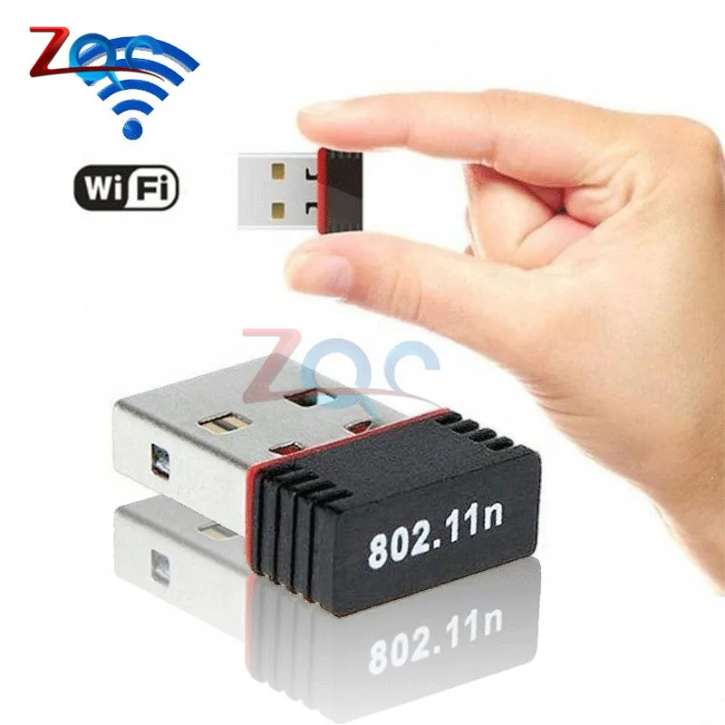 Мини-адаптер wi-fi для ПК 150 Мб/с USB антенна беспроводная компьютерная Сетевая Карта