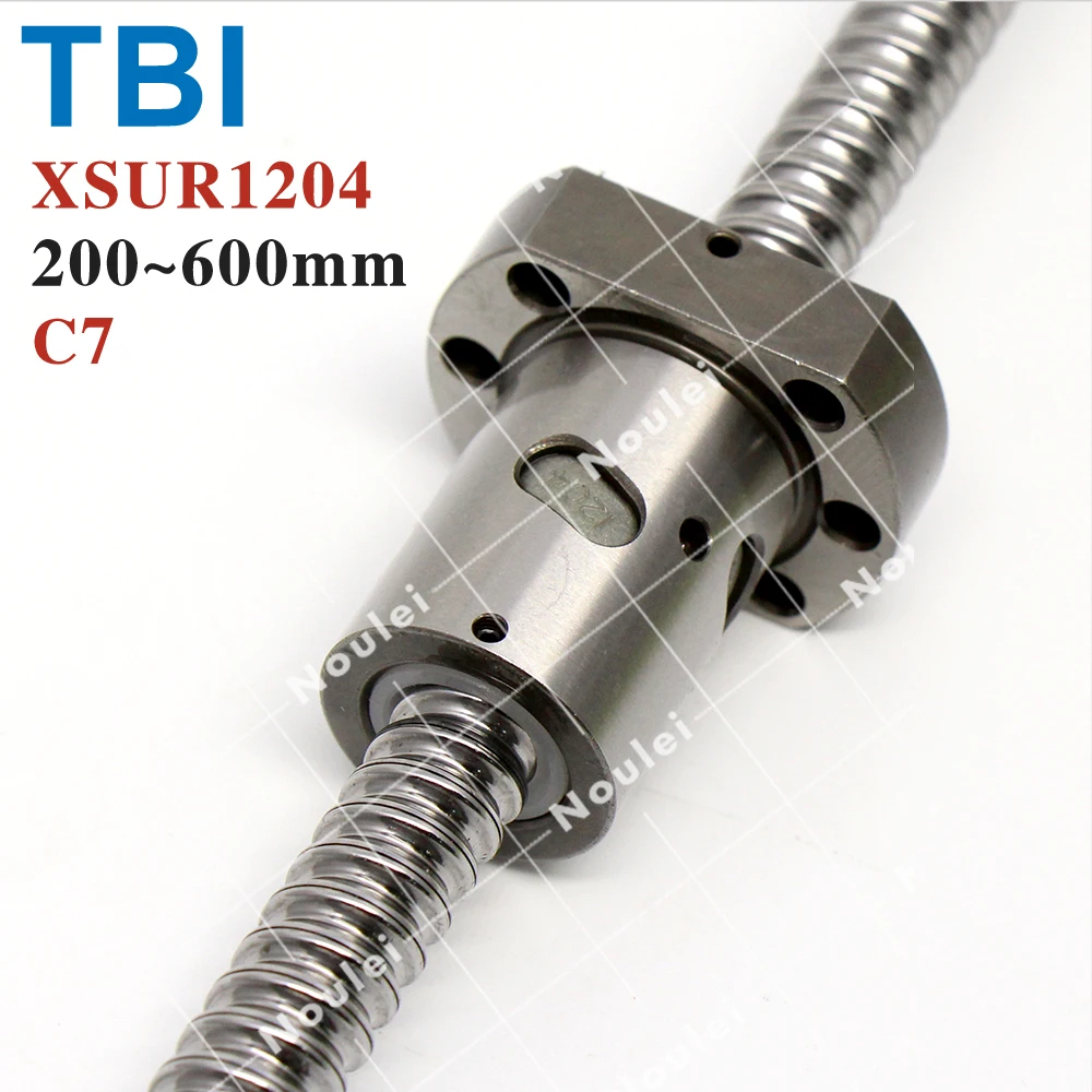 Шариковый винт TBI 1204 200 мм до 600 шариковый + шаровая гайка SFU1204|ballscrew 600mm|1204 200mmballscrew |
