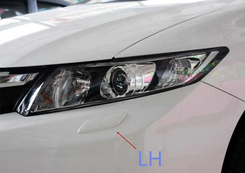 Soarhorse для Honda Civic 2012 2013 ПЕРЕДНИЙ БАМПЕР фара моющий распылитель Насадка крышка фары шайба Струйная Крышка