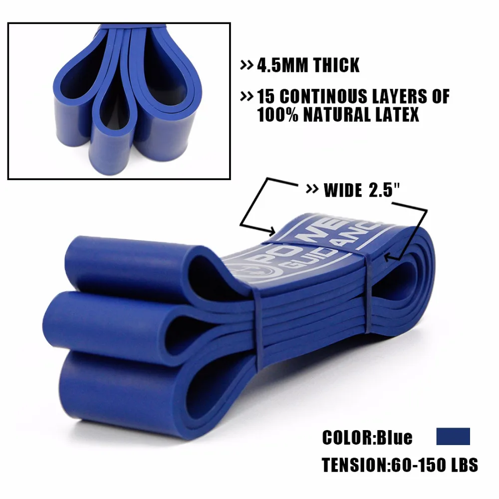 Power Guidance 3 шт./компл. латексные изделия для фитнеса с сопротивлением набор