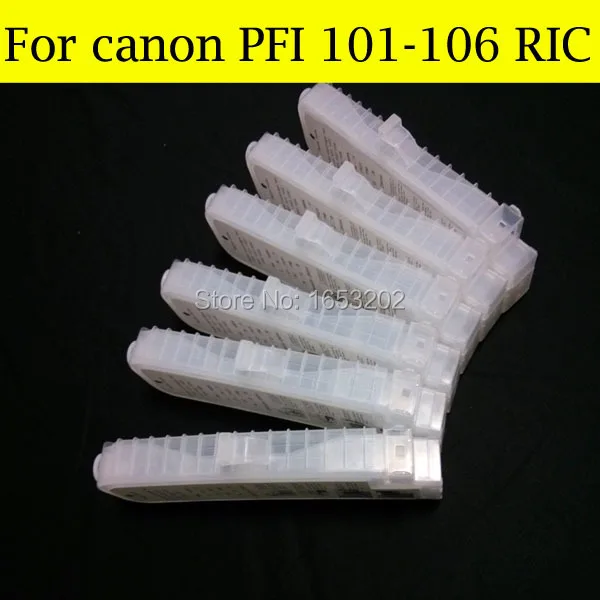 12 шт./лот пустой без чипов для Canon PFI 101 картридж iPF5000 iPF6000 5000 6000 принтера|canon empty