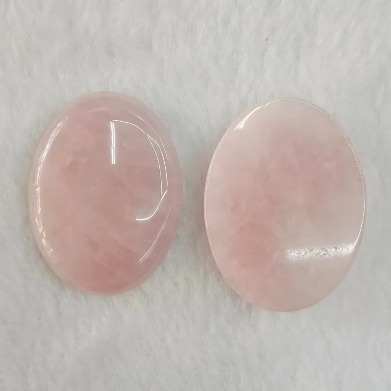 Оптовая продажа Бусины Из Натурального Розового хрустального камня 10 шт./лот 30x40