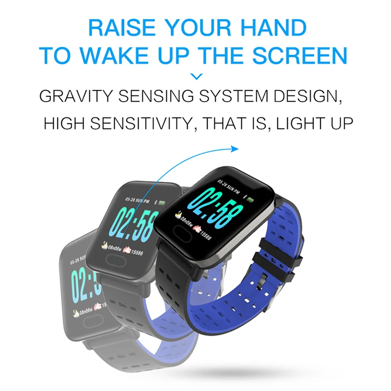 BINSSAW мужские водонепроницаемые Смарт часы с пульсометром и коробкой|Смарт-часы| |