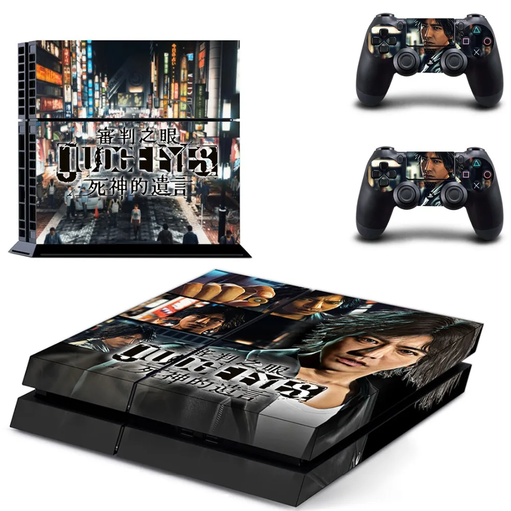 Игровая станция 4 шкуры для глаз судьей кожи наклейки ps4 контроллер dualshock наклейка