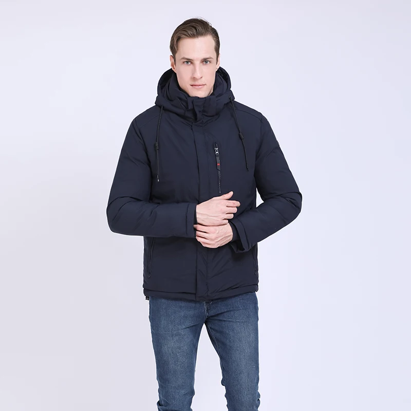 2019 зимняя куртка мужская хлопковая стеганая с капюшоном парка Мужская Уличная
