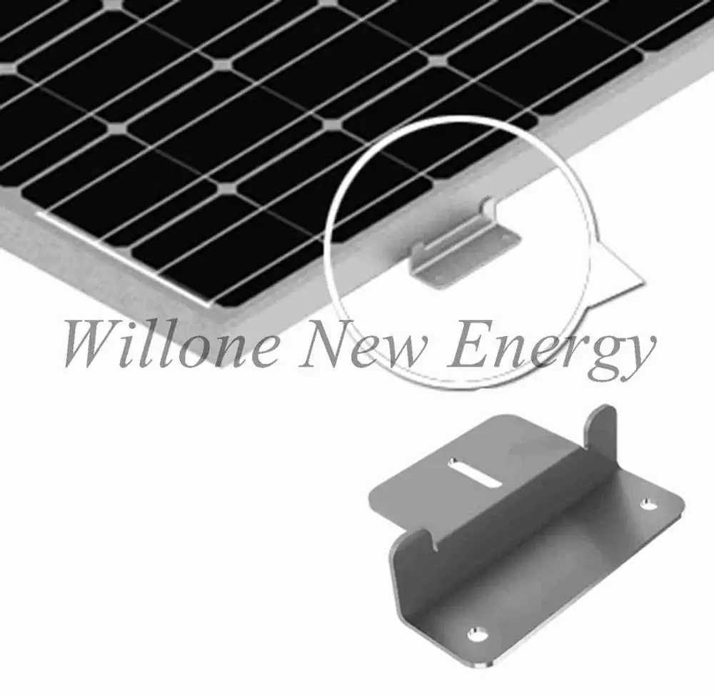 Willone 4 комплекта панели солнечных батарей Z кронштейн монтажные крепления RV Лодка