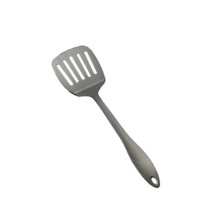 fried shovel 1 шт. титановая Черная кухонная утварь, кухонная ложка-Лопатка, набор, Континентальная домашняя кухонная большая ложка, белая кухонная посуда - Цвет: fried shovel