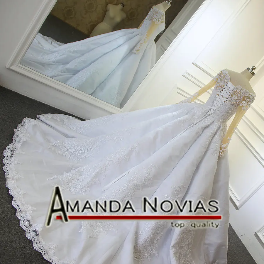 Свадебное платье с большими складками Amanda Novias роскошное для свадьбы 2019|luxury wedding
