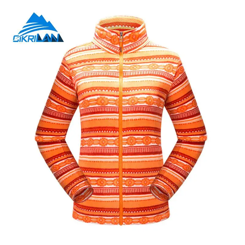 Новая флисовая куртка на молнии с длинным рукавом легкая для походов и Женская