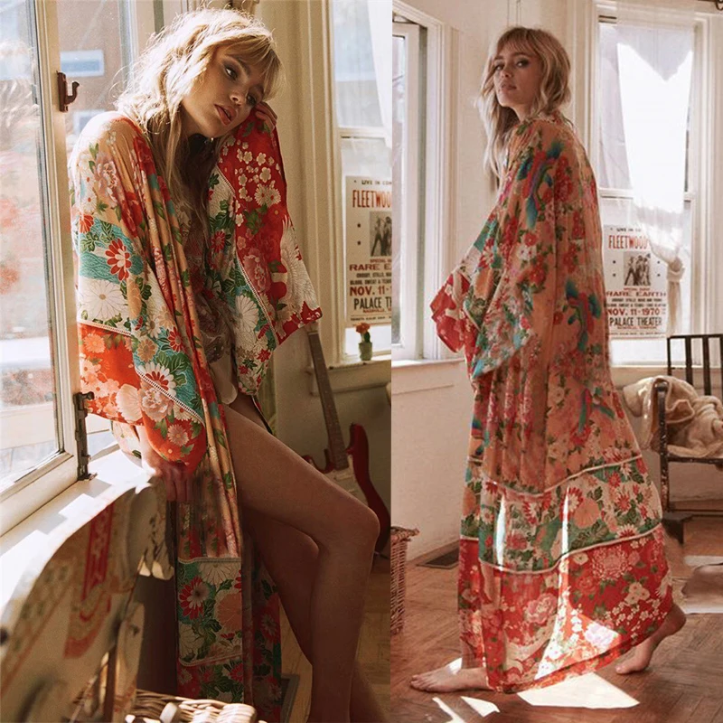 Женский купальник, пляжное платье, сексуальное, Цветочный, Ktfan Sarong, бикини, накидка, парео, Пляжное, накидка, Халат