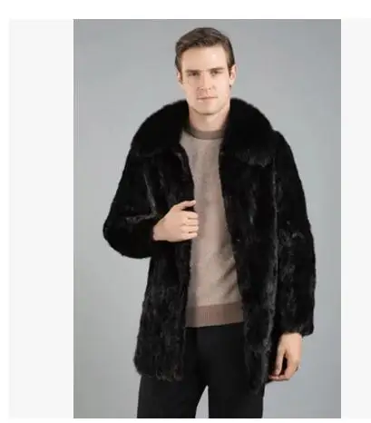 Abrigos Mujer Invierno Winter Autumn Men'S Coat Newest Faux Fur Male Fake Overcoat Plus Size Jackets Clothes K521 | Мужская одежда