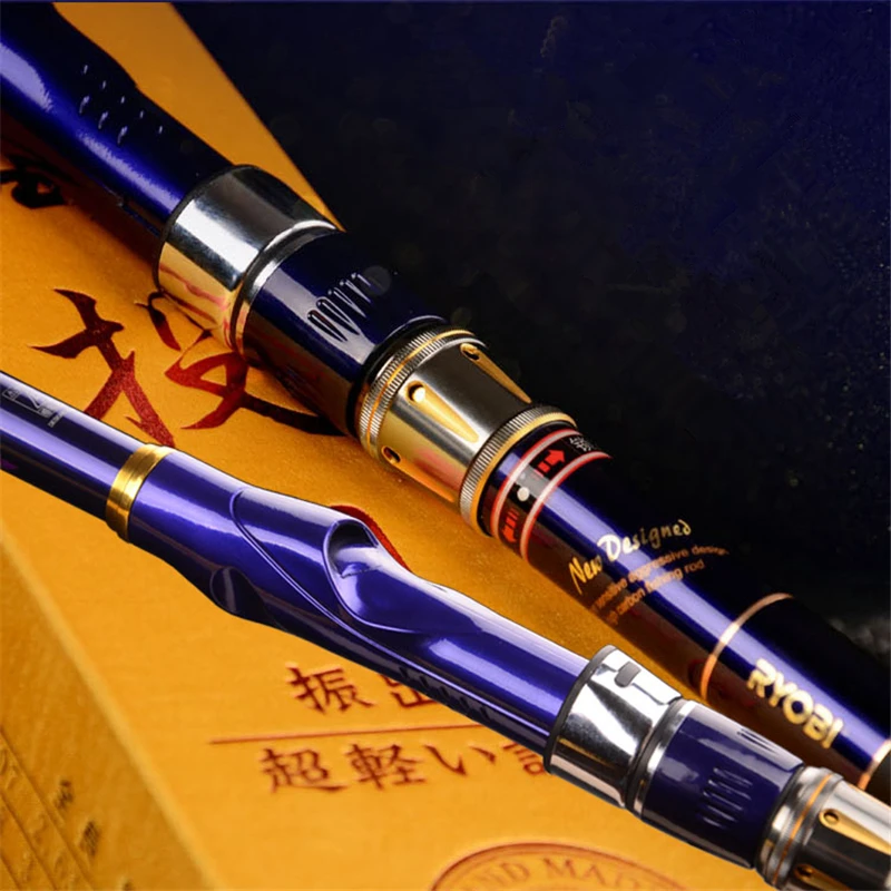 GUANGWEI RYOBI 2,7 м 3 м 3,6 м углеродная телескопическая удочка для морского серфинга удочка рыболовные снасти