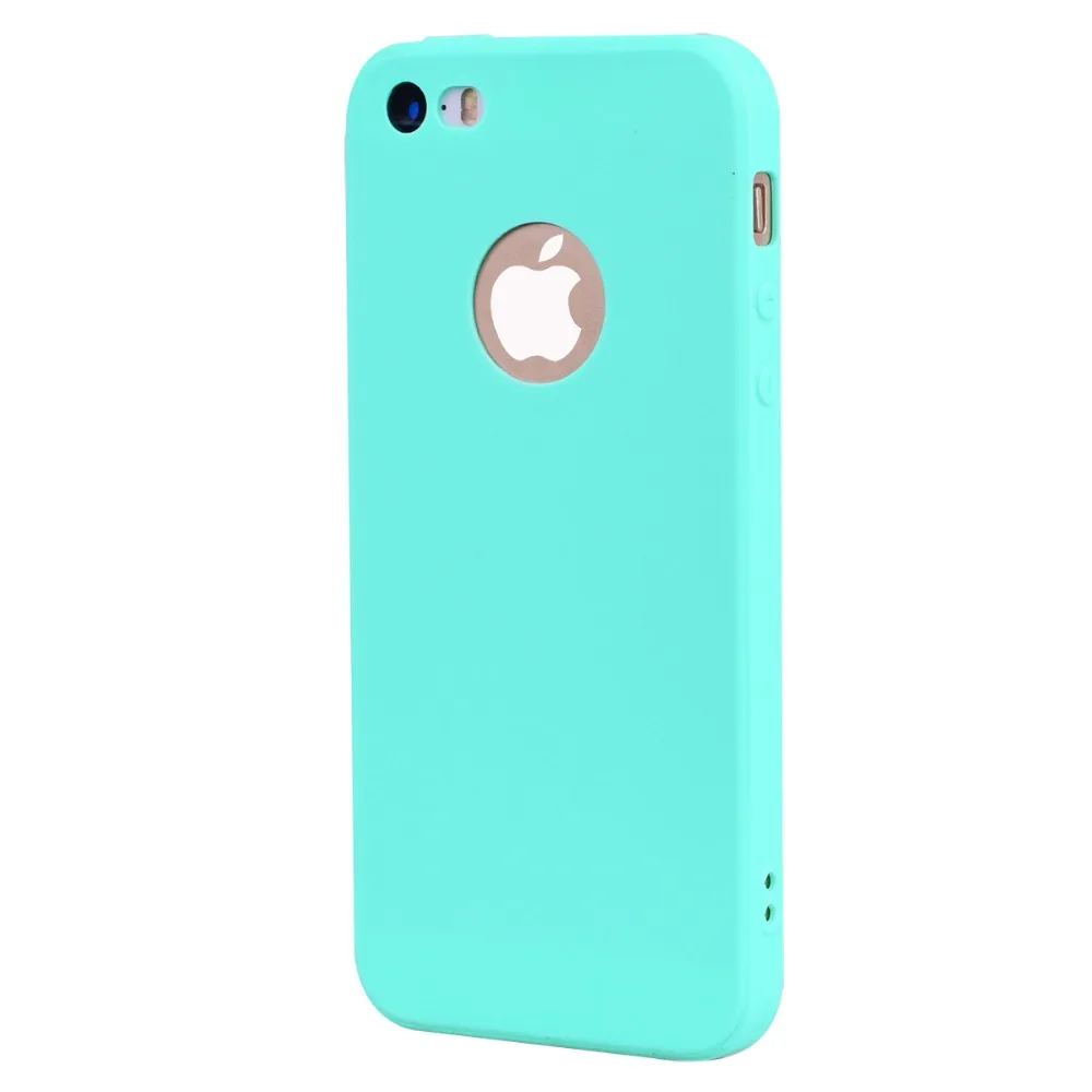 Для iPhone 7 8 Plus 6 6s 5 5S SE X 10 видов цветов чехол для телефона мягкие силиконовые чехлы