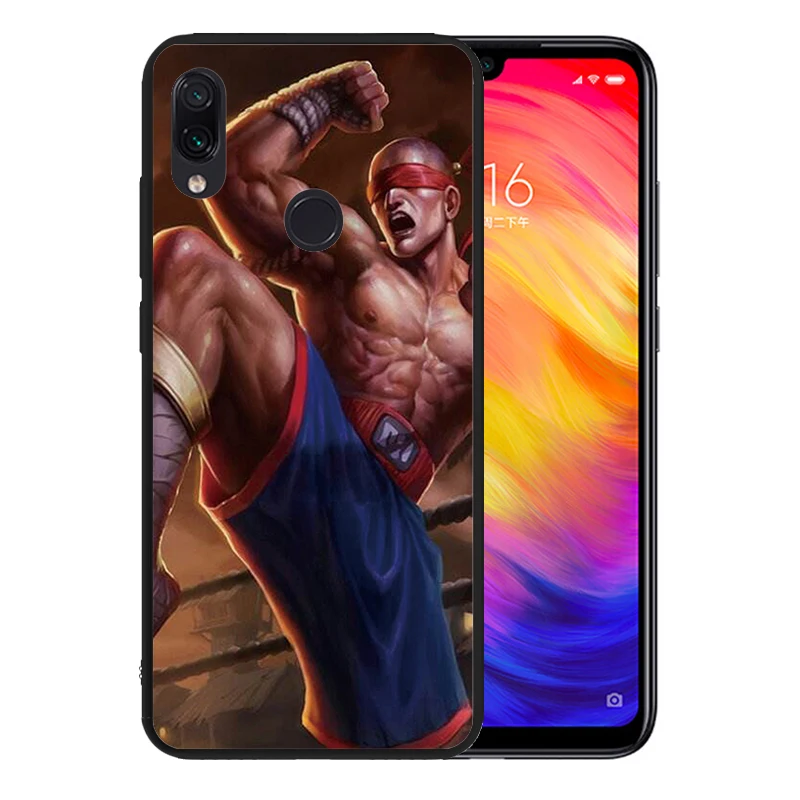 Тонкий Силиконовый ТПУ мягкий чехол для телефона черный силиконовый Xiaomi Redmi Note 7