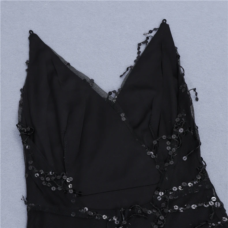 INDRESSME, новинка, модное сексуальное женское платье без рукавов, с открытой спиной, с блестками, Кружевное облегающее платье, вечерние, Клубные, летние, Макси платья