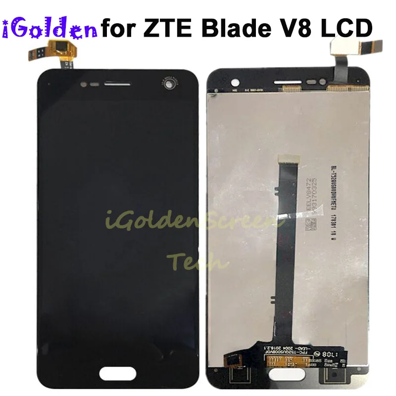For ZTE Blade V8 BV0800 5.2&quot LCD Display+Touch Screen Replacement Digitizer Assembly V 8 Display Phone Repair | Мобильные
