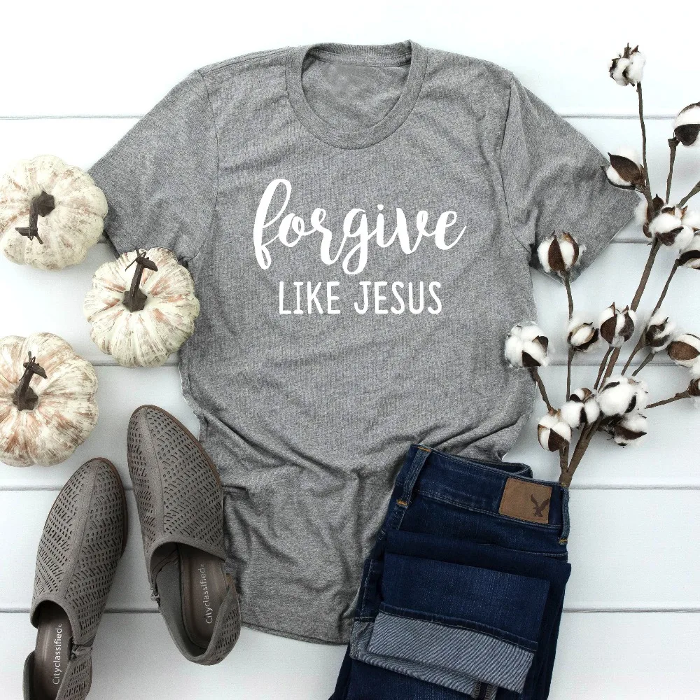 Модная Винтажная футболка унисекс для крещения с надписью Forte Like Jesus Bible Verse