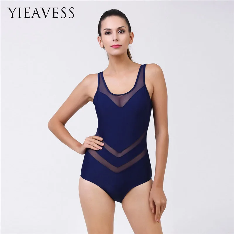 YIEAVESS 2018 новый спортивный сексуальный купальник женский с мягкой чашкой сетчатый