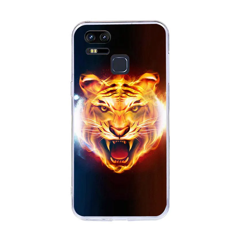 Чехол CALROVTE для Asus Zenfone 3 Zoom ZE553KL мягкая задняя крышка из ТПУ с животными S чехлы