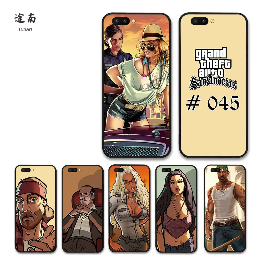 TUNAN gta san andreas бесплатный дизайн Новое поступление для OPPO cool чехол R9 R11 A59 R7 R15 A77 A71 A39 S