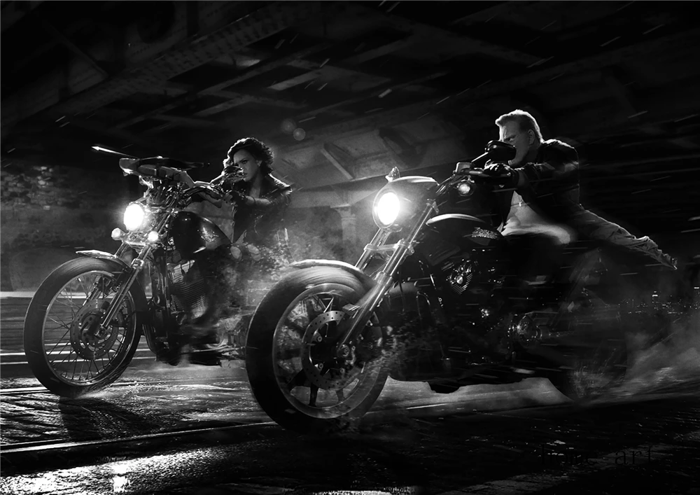 2 плаката sin city прозрачные наклейки на стену украшение для дома