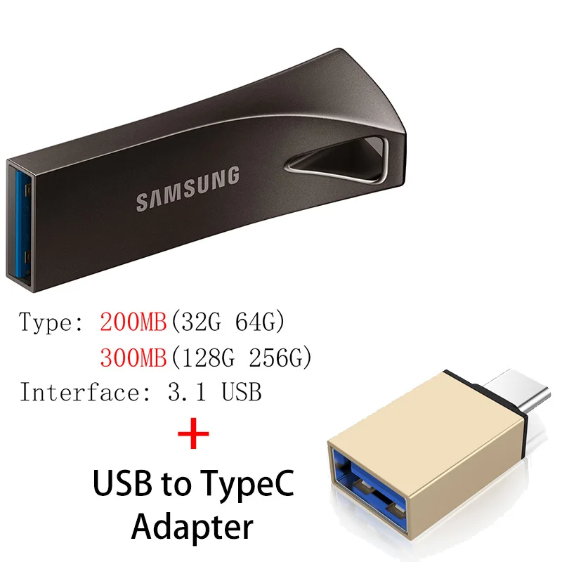 SAMSUNG micro флэш-накопитель USB 150MBS 64 Гб 128 ГБ USB 3,0 мини-накопитель 32 ГБ Флешка карта памяти устройство для хранения U диск - Цвет: BE4-B