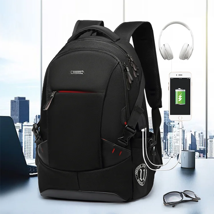 new men's backpack British fashion and leisure college style high quality multi-function large capacity design