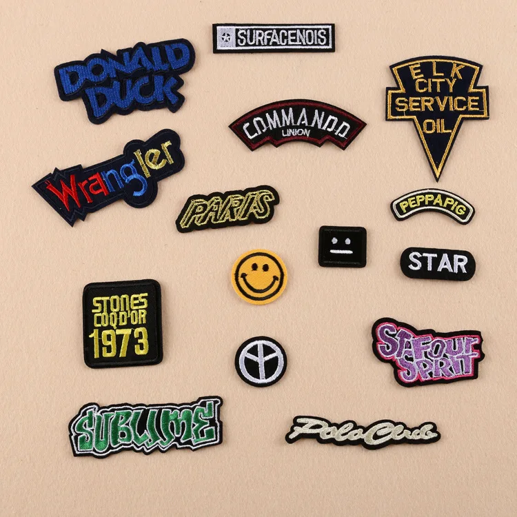 

New cloth patch patch badge DIY English alphabet badge cap badge patch sewing ironing clothing accessories cloth stickers