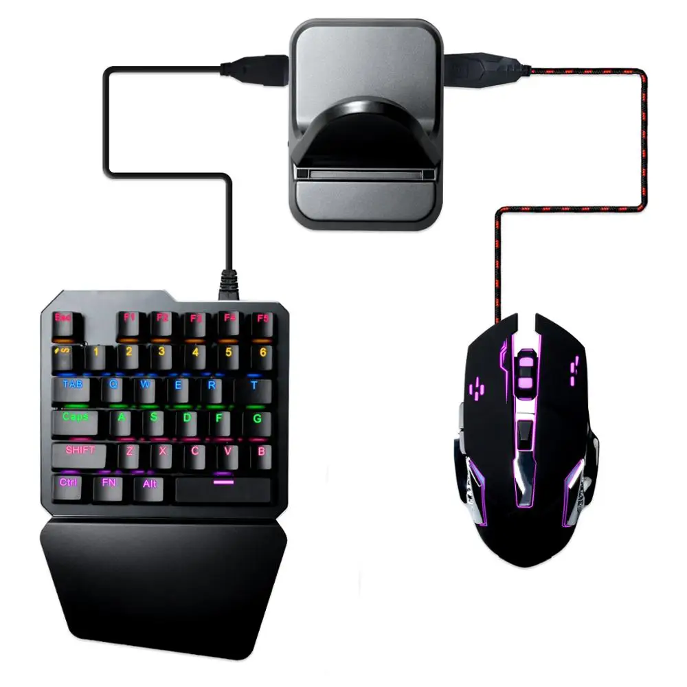 

Mobile Phone PUBG Converter Adapter for IOS/Android System devices Electronic Sports Keyboard Gaming Mouse Peripheral gamepad