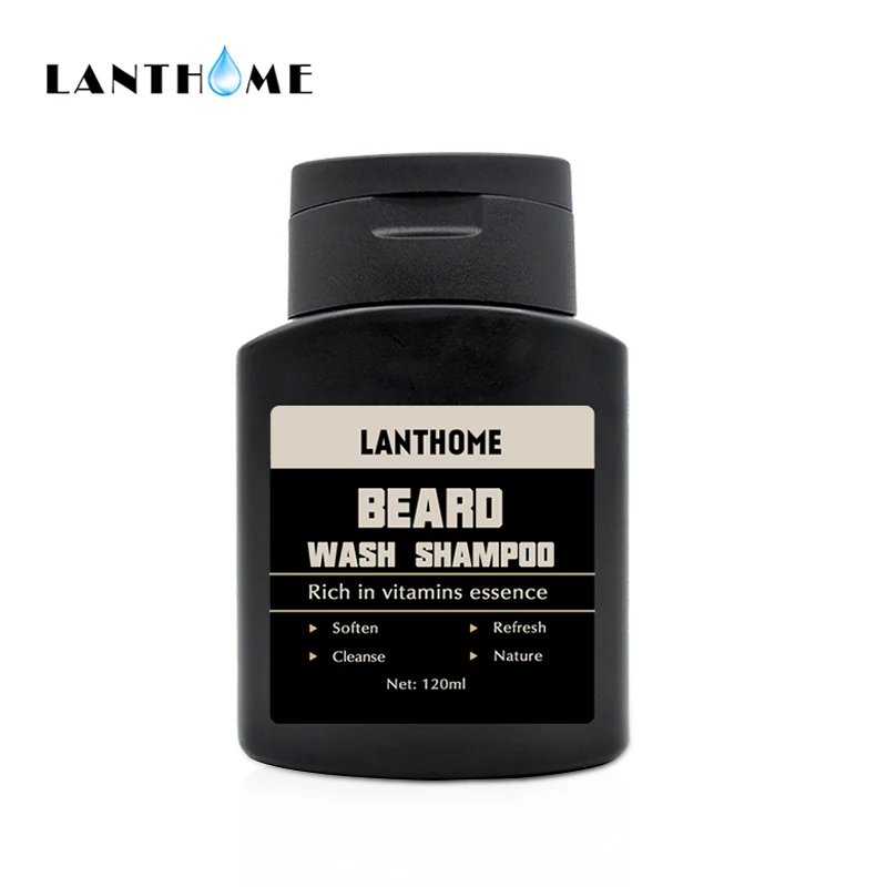 Lanthome набор для мытья бороды и кондиционера для мужчин органическое масло для бороды Бальзам воск для усов увлажняющий сглаживающий нежный уход за бородой для мужчин