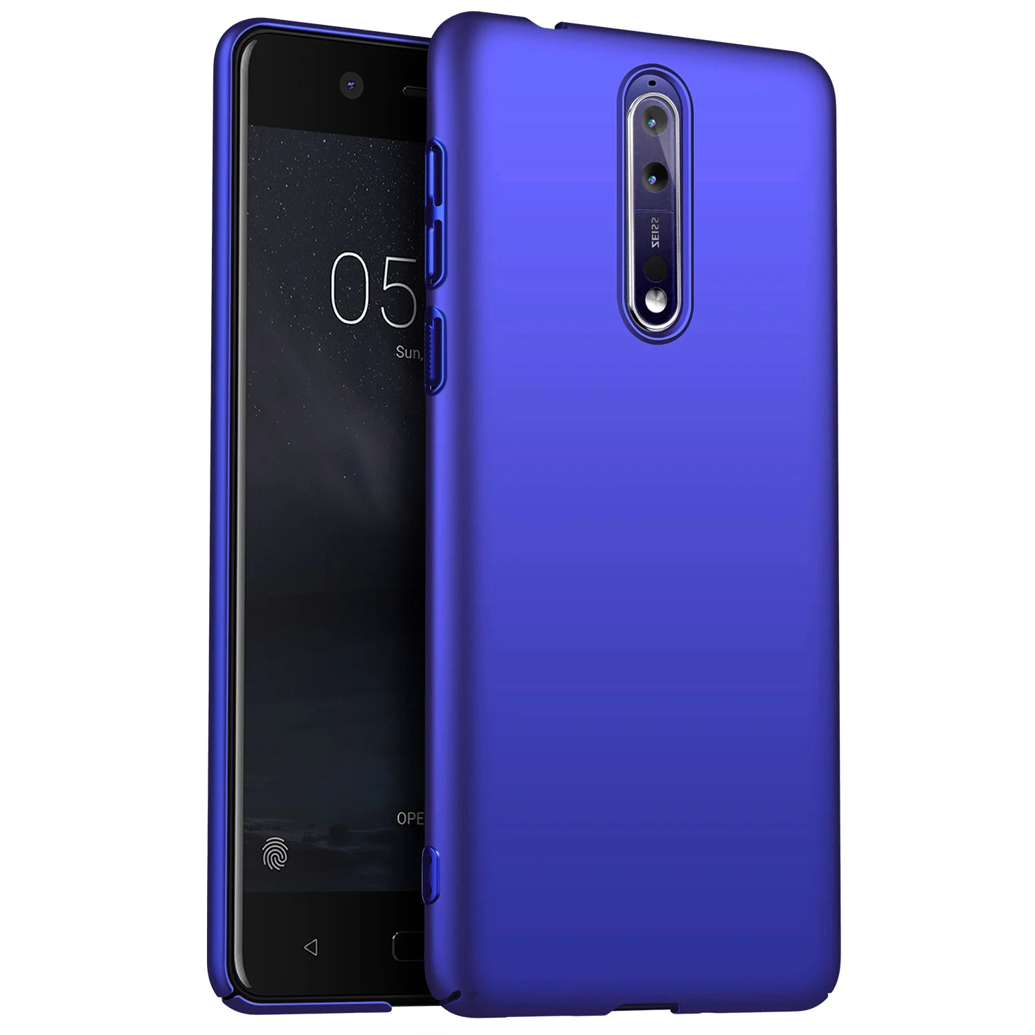 Для Nokia 8 Nokia X6 Nokia 9 Nokia X7 X5 чехол, ультратонкий минималистичный тонкий защитный чехол для телефона задняя крышка для Nokia 7 Plus - Цвет: Blue