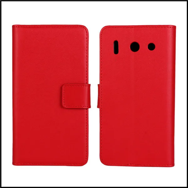 Чехол для huawei Ascend G510, чехол-бумажник, флип-книжка, кожаный чехол, кошелек для мобильного телефона, Fundas, Coque, для huawei G510, Capinha Etui - Цвет: Красный