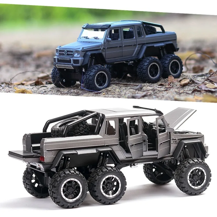 Модель автомобиля Mercedes G63 6WD AMG с подвеской высокой имитацией внедорожных