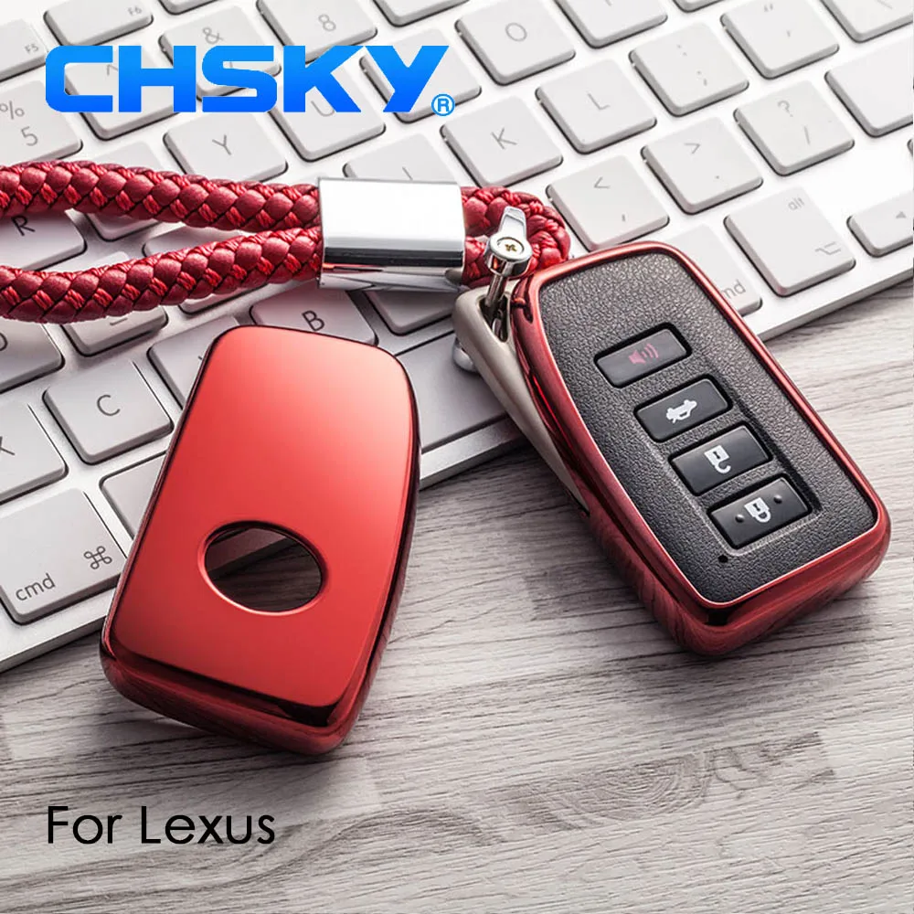 CHSKY ТПУ для Lexus чехол ключа NX GS RX IS ES GX LX RC 200 автомобильных ключей аксессуары