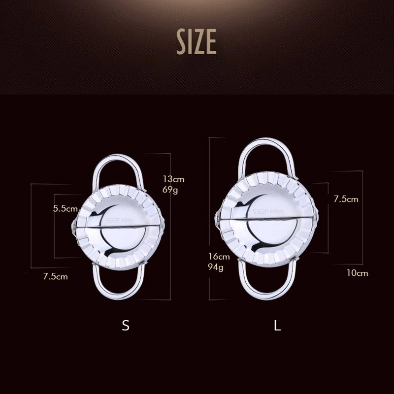 1 шт. Нержавеющая сталь клецки создатель Wraper тесто резак пирог Равиоли