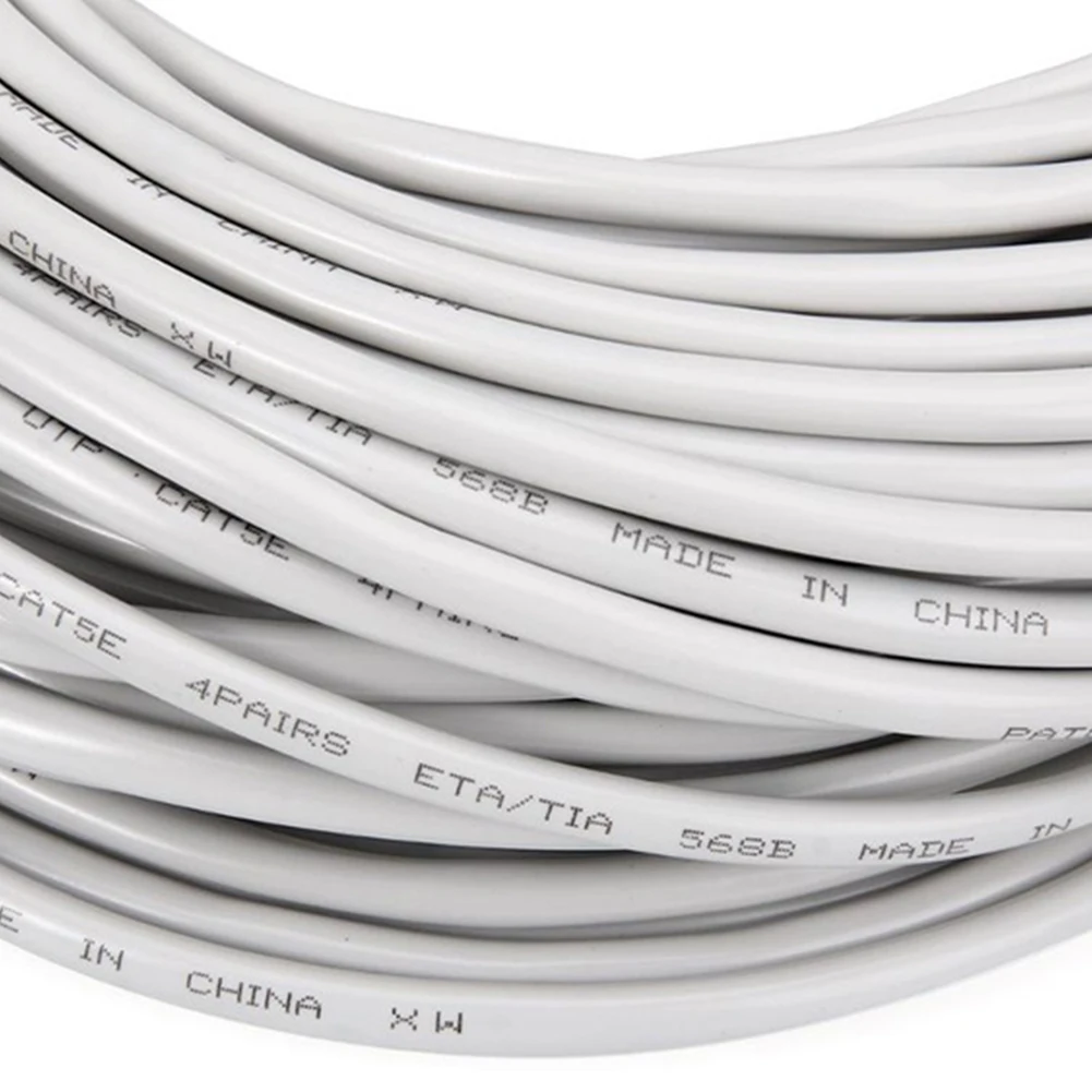 30 м CAT5 сети Ethernet LAN кабель серый UTP патч маршрутизатор Одежда высшего Качества