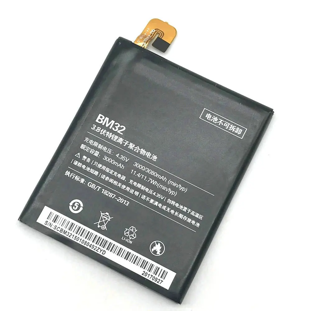 Новый высококачественный аккумулятор BM32 3 8 в 3000 мАч для Xiaomi 4 mi4 M4|battery for xiaomi|battery