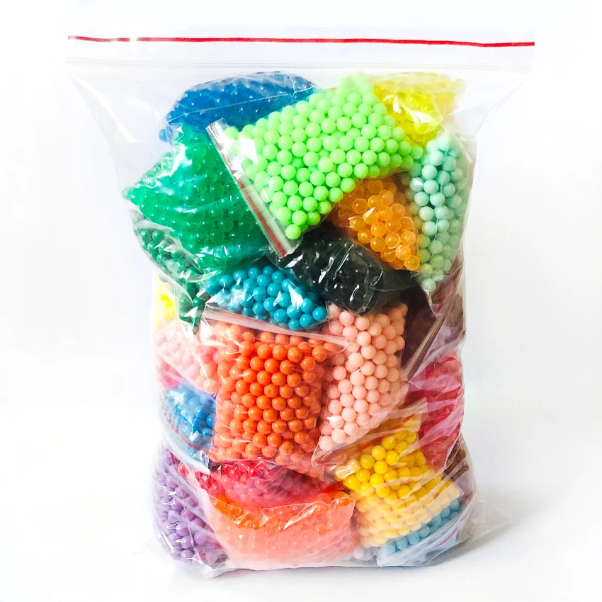 DOLLRYGA 36 цветов 9000 шт./пакет Pegboard липкие водные бусины термо-мозаика aqua Puzzle Beadbond развивающие игрушки DIY волшебная бусина lote