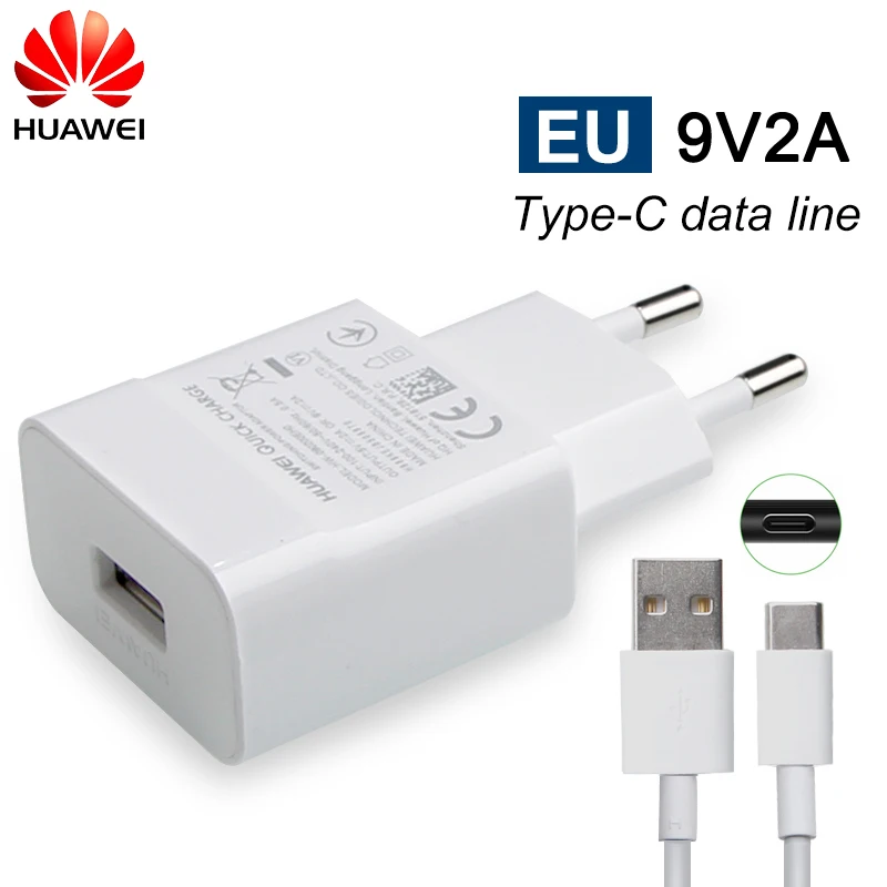 Huawei QC 2,0 быстрое зарядное устройство Micro type-C USB кабель для huawei P8 P9 Plus Lite Honor 8 9 mate 8 10 Nova 2 2i 3 3i - Тип штекера: Quick Charger-Type-C