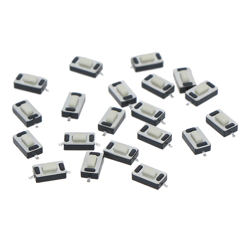 20 шт./лот SMT 3x6x2 5 мм SMD тактильный Такт Кнопка Микро-переключатель 3*6 * для MP3 MP4
