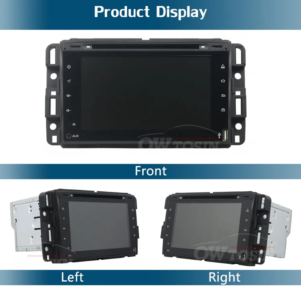 " ips 1024*600 8 ядерный 4G+ 64G Android 9,0 автомобильный dvd-плеер для GMC Yukon Sierra Tahoe передняя фара для Chevy Express Impala Cobalt Equinox DSP радио