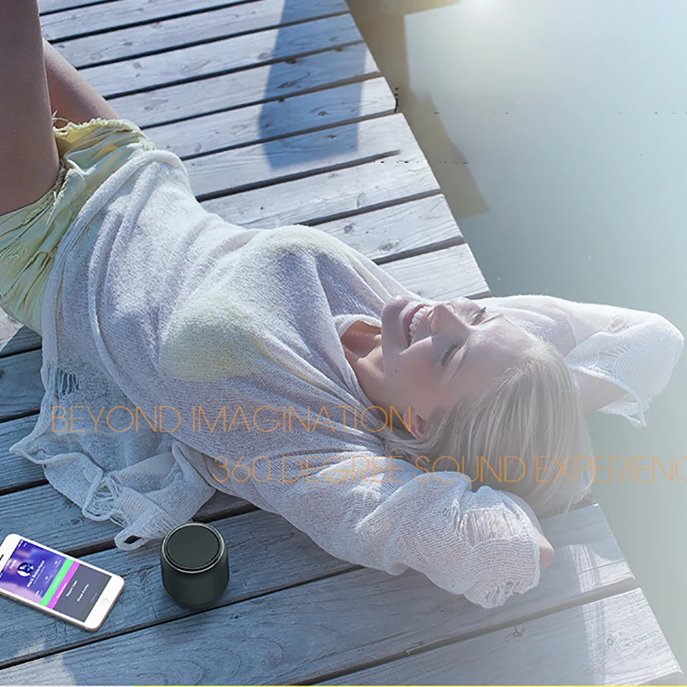 Портативный Bluetooth динамик мини беспроводные стерео колонки наружная поддержка TF