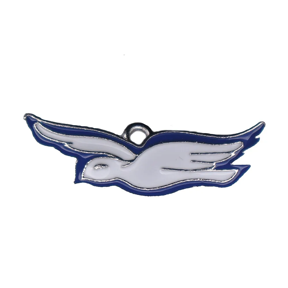 Двойной нос Новое поступление металлический сплав греческое братство Zeta Phi Beta Dove
